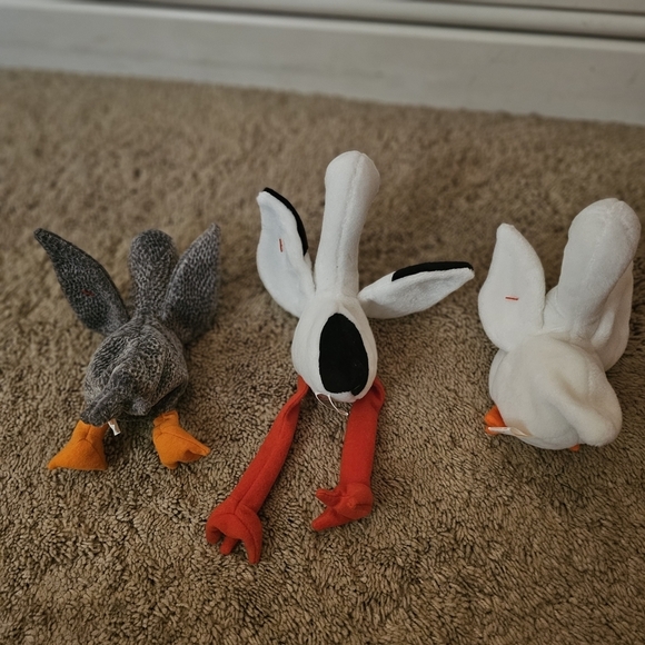 Beanie Baby Bird Bundle Gracie, Honks & Stilts - Picture 5 of 7